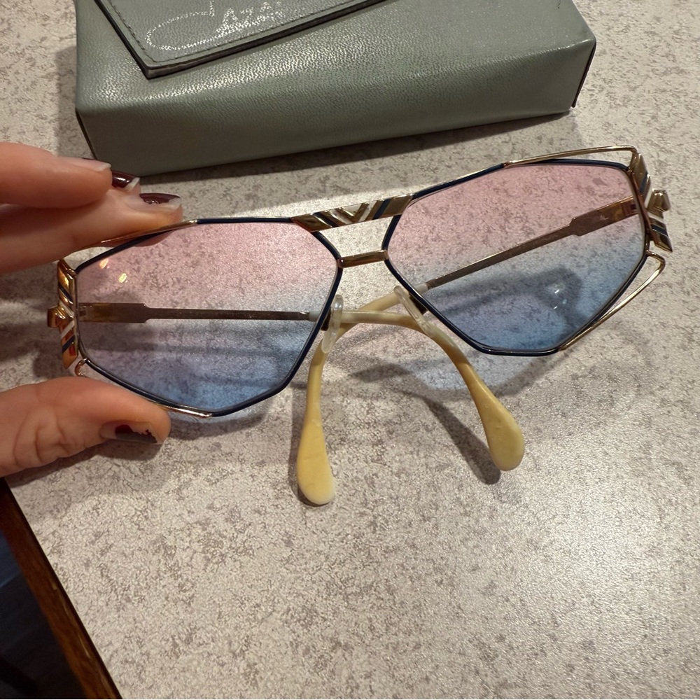 Cazal Gradient Sunglasses with Case - image 2